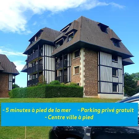 M2M Confortable Studio Cabine Avec Parking Prive Gratuit - 4 Min A Pied De La Plage - Hypercentre Blonville-sur-Mer Exterior foto